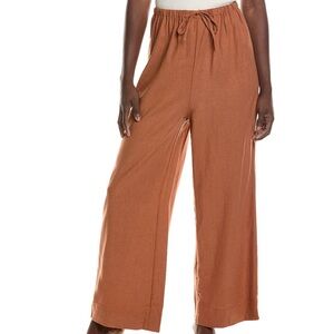 WeWoreWhat Tie Waist Linen Pants NWT Bran